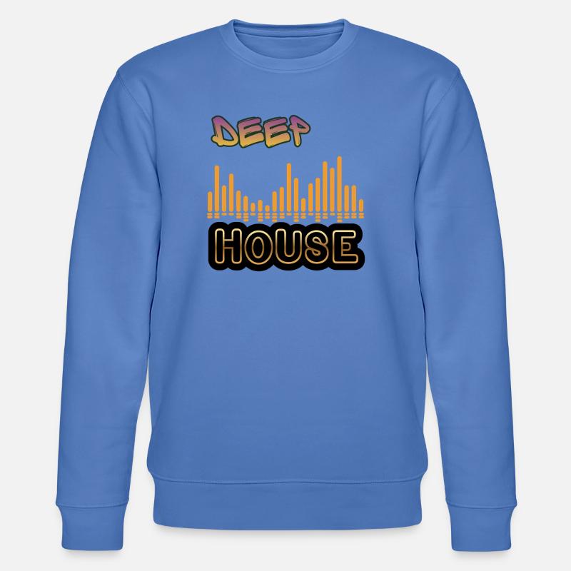 Deep House. - Stanley/Stella CHANGER Unisex Organic Sweatshirt - bright blue