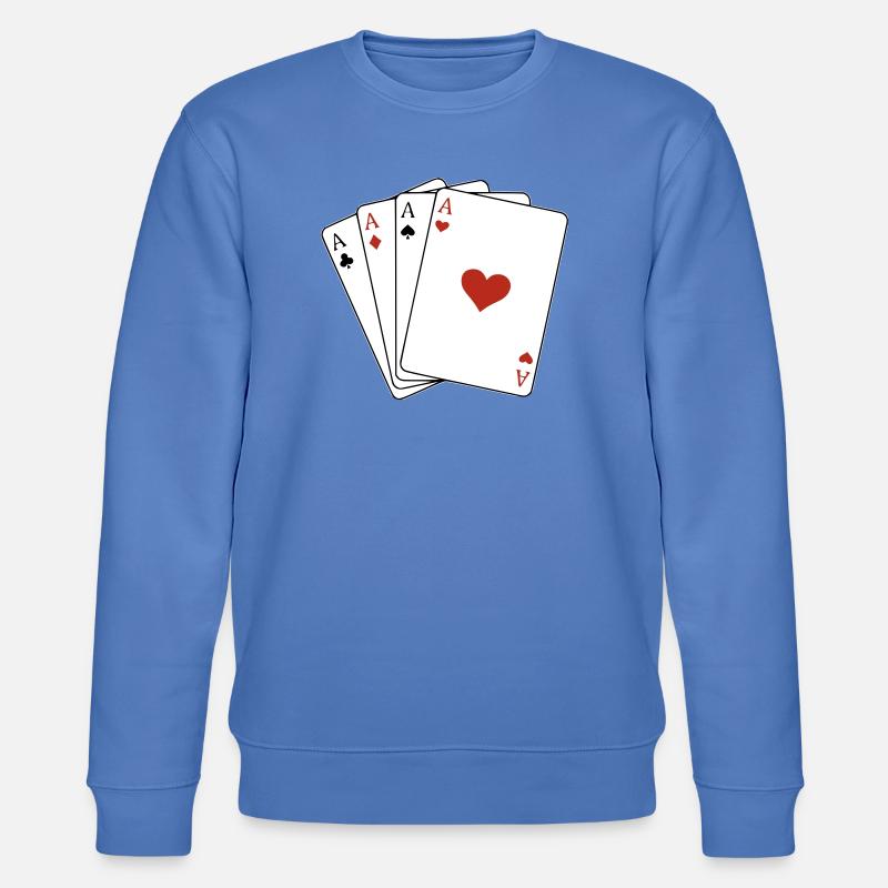 Carré d'as - Sweat bio CHANGER Stanley/Stella Unisexe - bleu
