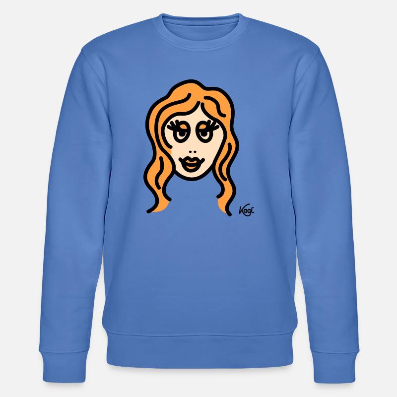 Virgo tall - Stanley/Stella CHANGER Unisex Organic Sweatshirt - bright blue