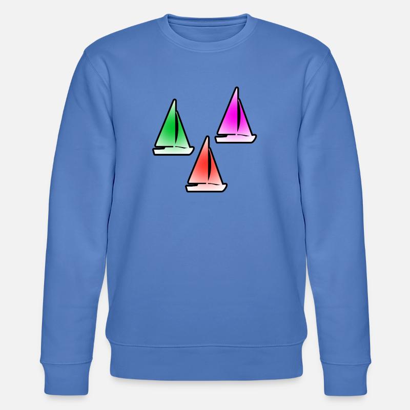 Segeln - Stanley/Stella Unisex Bio-Sweatshirt CHANGER  - Blau