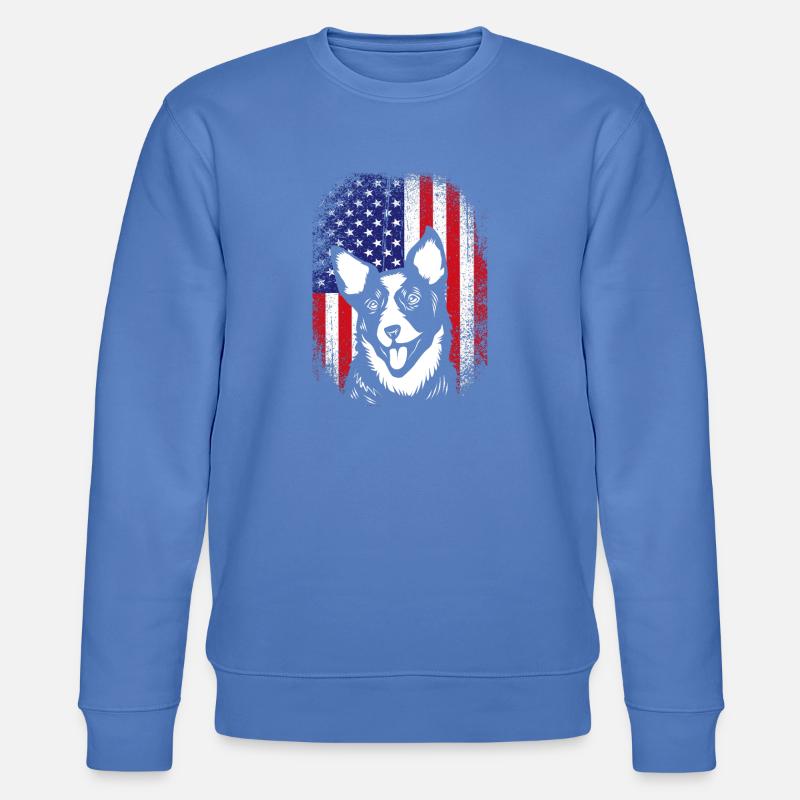 Bouvier australien chien - Sweat bio CHANGER Stanley/Stella Unisexe - bleu