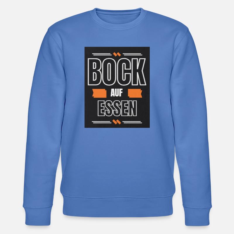 Bock auf Essen - Stanley/Stella Unisex Bio-Sweatshirt CHANGER  - Blau