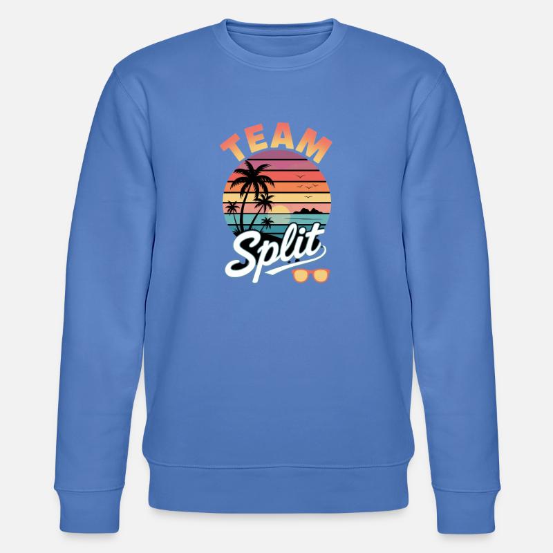 Équipe Split Sunset Tropics - Sweat bio CHANGER Stanley/Stella Unisexe - bleu