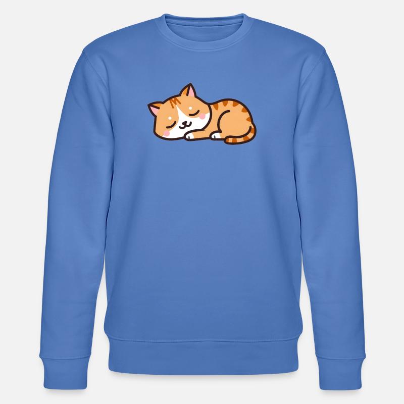 chat endormi - Sweat bio CHANGER Stanley/Stella Unisexe - bleu