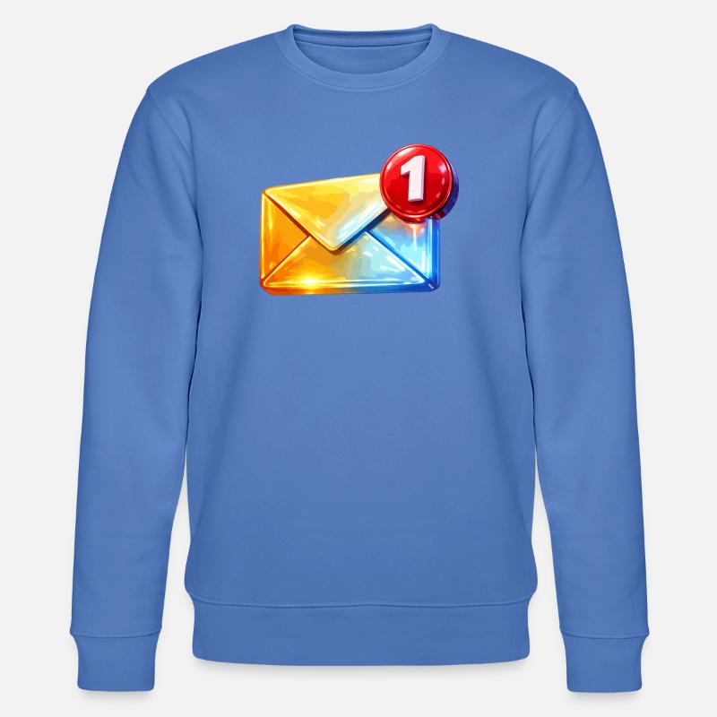 Erste Abzeichen-E-Mail - Stanley/Stella Unisex Bio-Sweatshirt CHANGER  - Blau