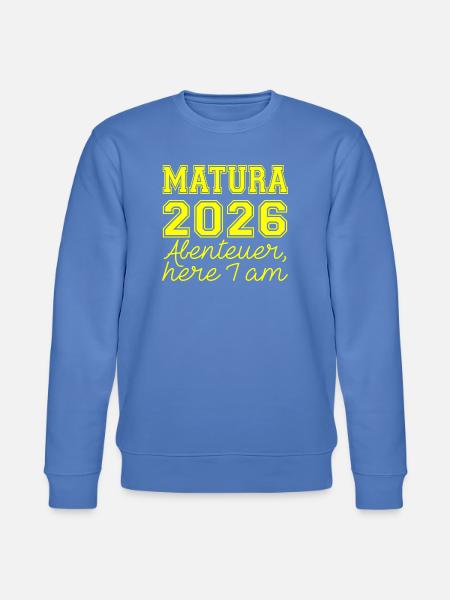 Matura 2026 Spruch - Stanley/Stella CHANGER Unisex Organic Sweatshirt - bright blue