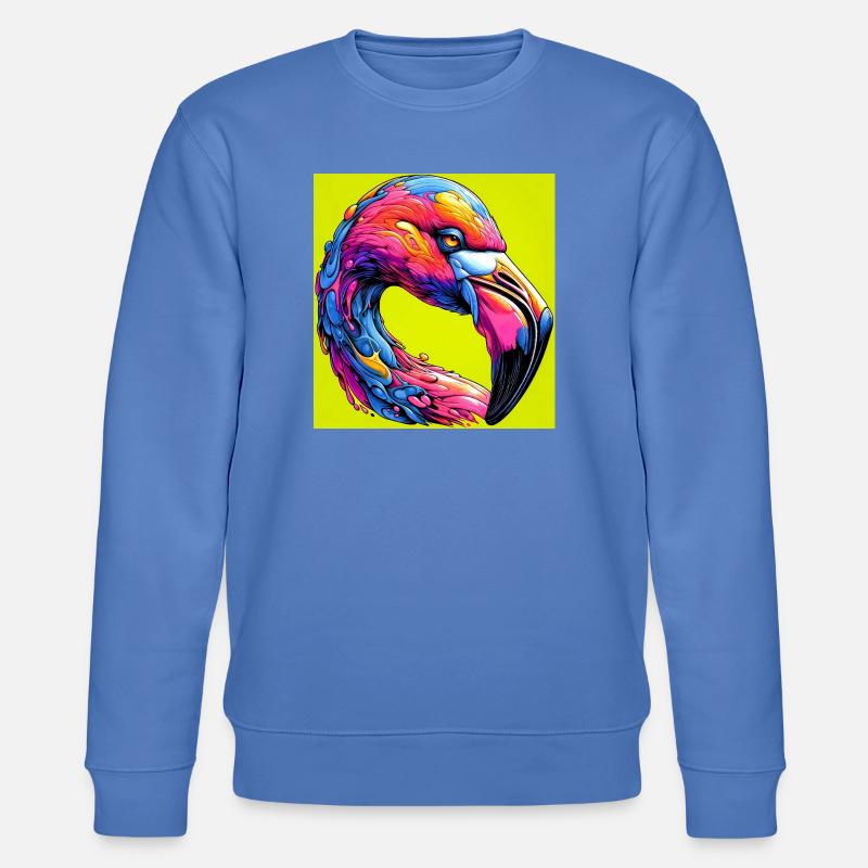 Flamingo - Stanley/Stella Unisex Bio-Sweatshirt CHANGER  - Blau