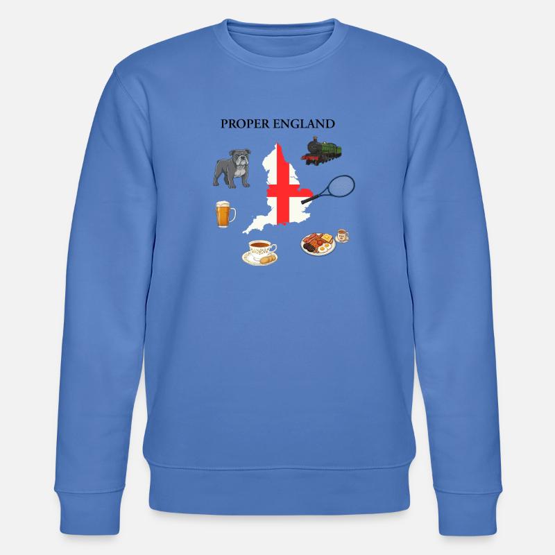 L’ANGLETERRE CORRECTE - Sweat bio CHANGER Stanley/Stella Unisexe - bleu