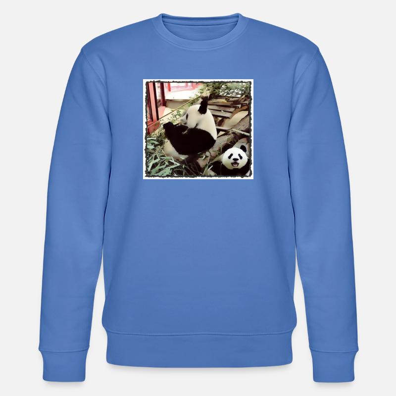 Mode Panda activé - Sweat bio CHANGER Stanley/Stella Unisexe - bleu