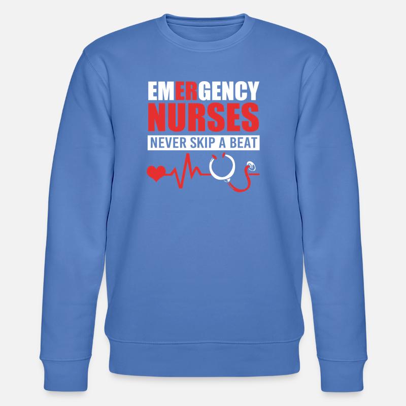 Notfall Krankenschwester - Stanley/Stella Unisex Bio-Sweatshirt CHANGER - Blau