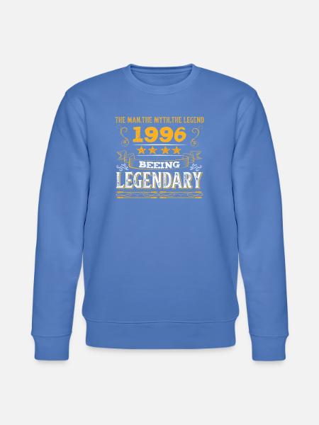 Birthday legendär 1996 - Stanley/Stella Unisex Bio-Sweatshirt CHANGER - Blau