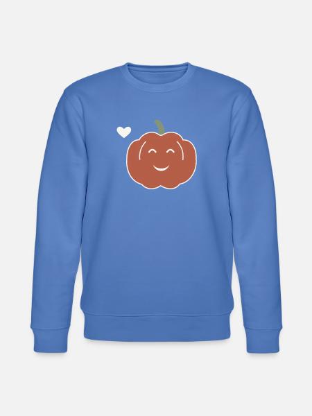 Halloween Kürbis Damen - Stanley/Stella Unisex Bio-Sweatshirt CHANGER - Blau