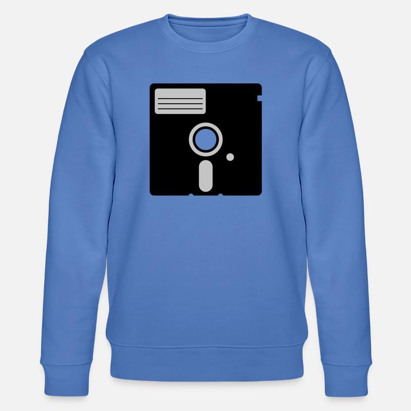 retro floppy disk - Sweat bio CHANGER Stanley/Stella Unisexe - bleu