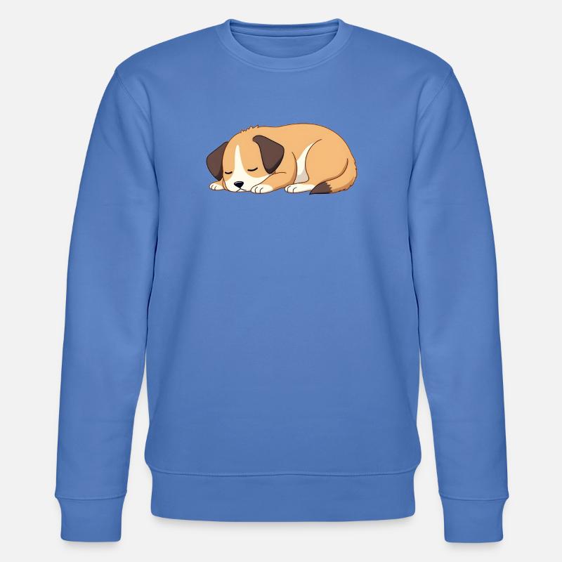 chien endormi - Sweat bio CHANGER Stanley/Stella Unisexe - bleu