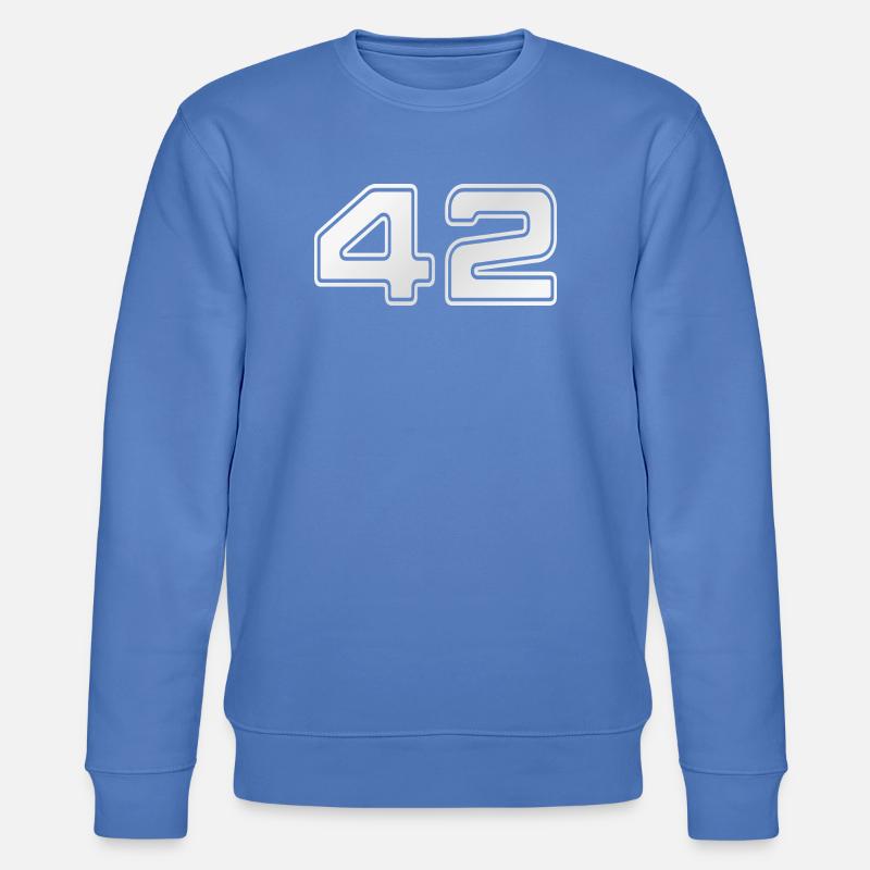 NERDY forever - 42 - Stanley/Stella Unisex Bio-Sweatshirt CHANGER  - Blau