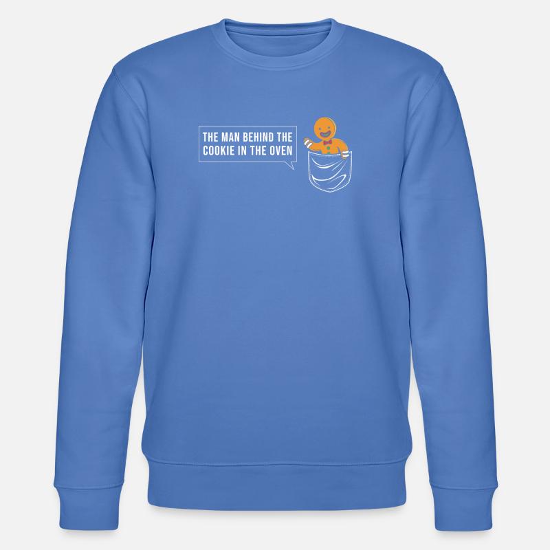 Werdender Papa werdende Väter - Stanley/Stella Unisex Bio-Sweatshirt CHANGER  - Blau