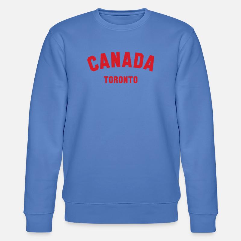 TORONTO, Canada Kanada - Stanley/Stella Unisex Bio-Sweatshirt CHANGER  - Blau