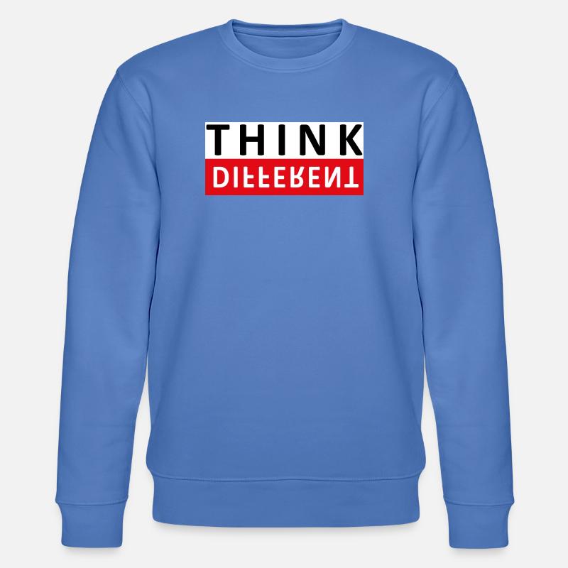 Think Different - Stanley/Stella Unisex Bio-Sweatshirt CHANGER  - Blau