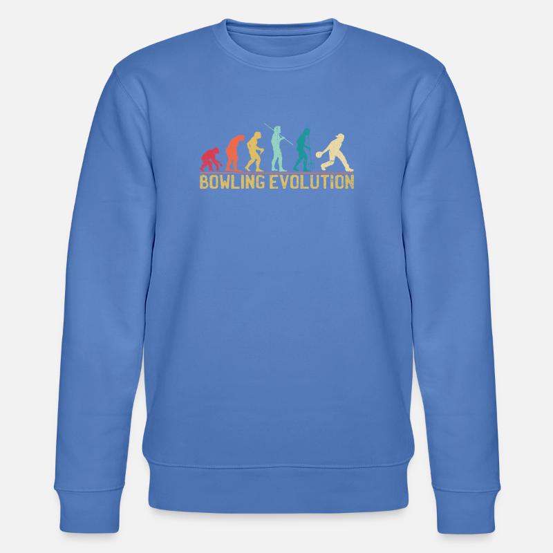 Affiche de voyage Bowlers Evolution - Sweat bio CHANGER Stanley/Stella Unisexe - bleu