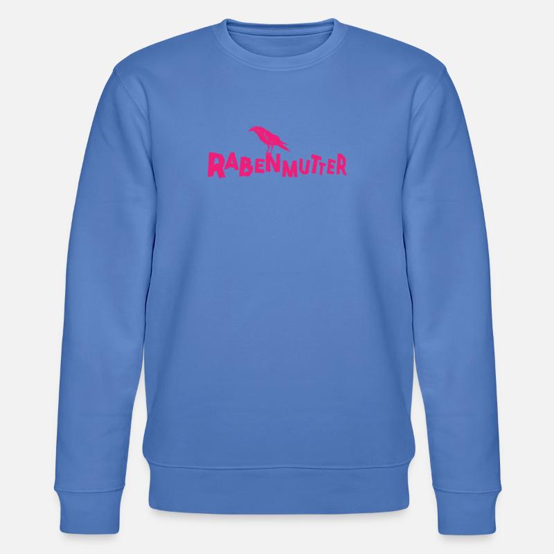 Rabenmutter - Mutter - Mama - Mami - Rabe - Stanley/Stella Unisex Bio-Sweatshirt CHANGER  - Blau