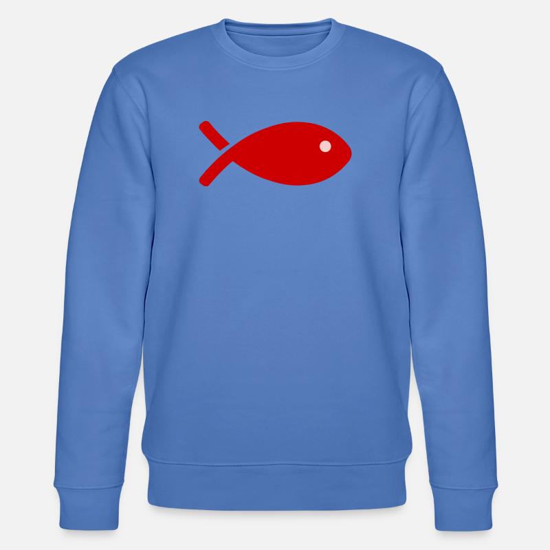 FISCH - Stanley/Stella Unisex Bio-Sweatshirt CHANGER  - Blau