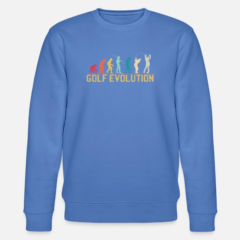 Golf Evolution Silhouette Design - Sweat bio CHANGER Stanley/Stella Unisexe - bleu