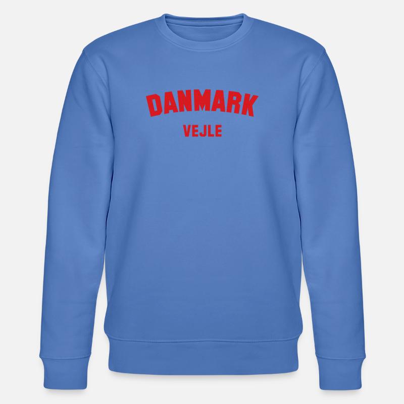VEJLE Denmark Dänemark - Stanley/Stella Unisex Bio-Sweatshirt CHANGER  - Blau