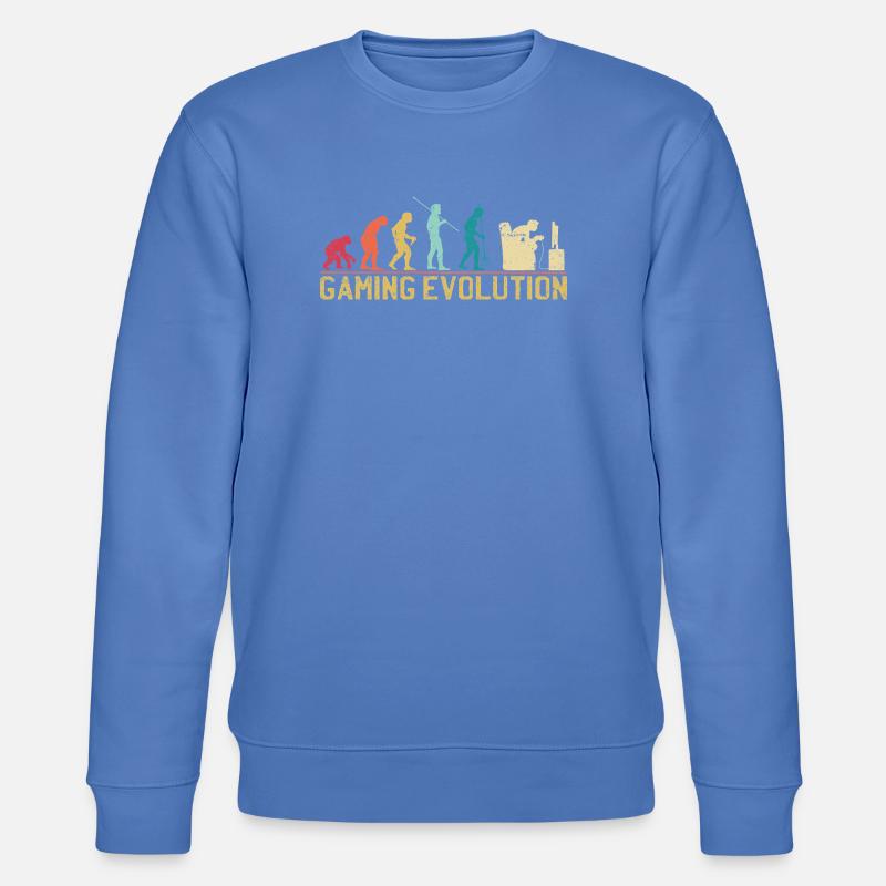 Gaming Evolution Kunstwerk - Stanley/Stella Unisex Bio-Sweatshirt CHANGER  - Blau