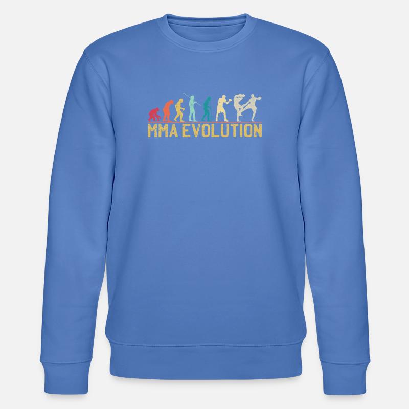 MMA Evolution Silhouette Design - Stanley/Stella Unisex Bio-Sweatshirt CHANGER  - Blau