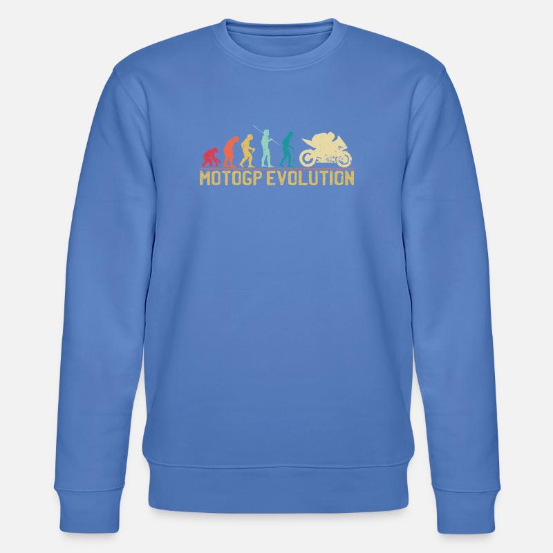 Conception de la silhouette Motocross Evolution - Sweat bio CHANGER Stanley/Stella Unisexe - bleu