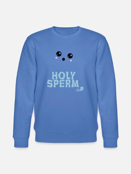 Holy Sperm - Stanley/Stella Unisex Bio-Sweatshirt CHANGER - Blau