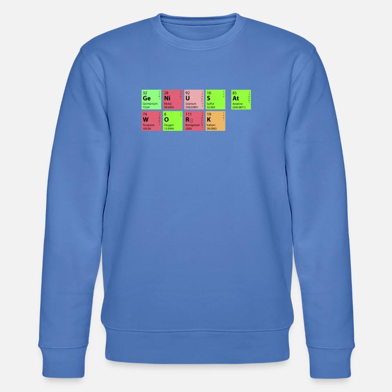 genius at work - Stanley/Stella Unisex Bio-Sweatshirt CHANGER  - Blau