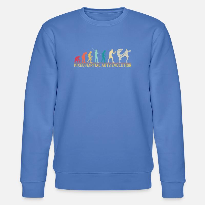 Mixed Martial Arts Evolution Design - Stanley/Stella Unisex Bio-Sweatshirt CHANGER  - Blau