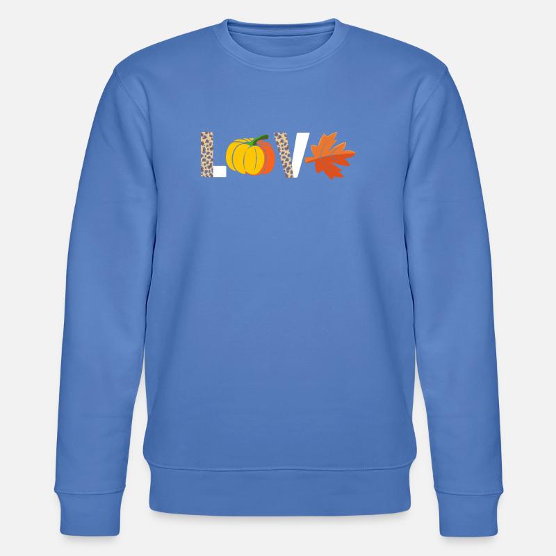 Thanksgiving Mama Mutter Oma Großmutter - Stanley/Stella Unisex Bio-Sweatshirt CHANGER  - Blau