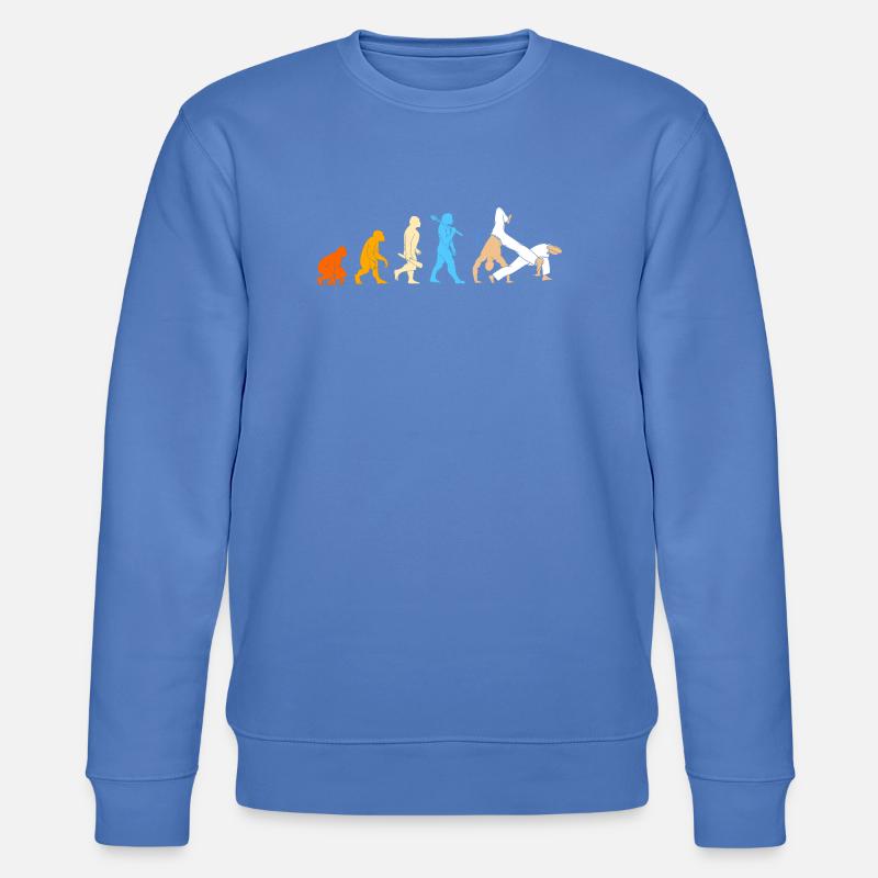 Évolution de la capoeira - Sweat bio CHANGER Stanley/Stella Unisexe - bleu