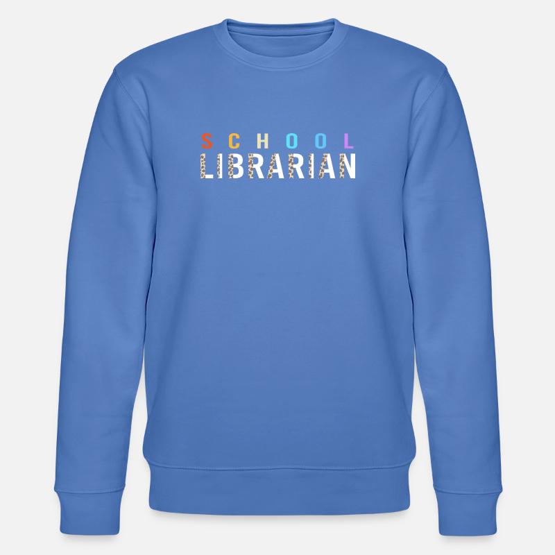 Leseratte Bibliothek Lesen - Stanley/Stella Unisex Bio-Sweatshirt CHANGER  - Blau