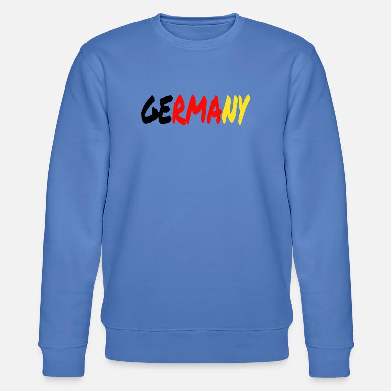 GERMANY Gradient Pinsel-Look - Stanley/Stella Unisex Bio-Sweatshirt CHANGER  - Blau