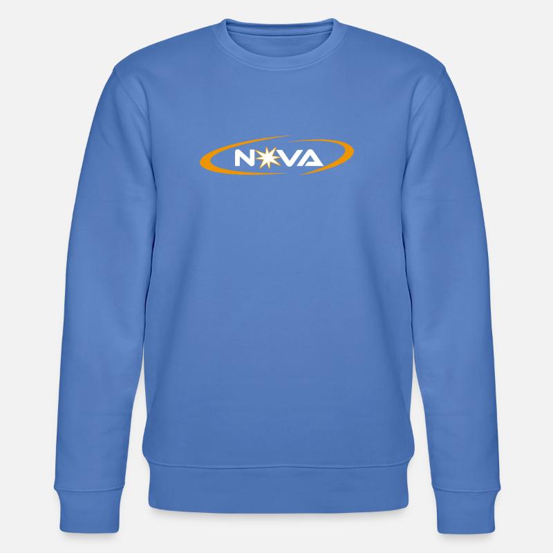 Kosmische Starburst-Nova - Stanley/Stella Unisex Bio-Sweatshirt CHANGER  - Blau