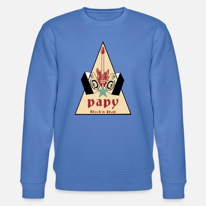 Opa Rock'n Roll - Stanley/Stella Unisex Bio-Sweatshirt CHANGER  - Blau