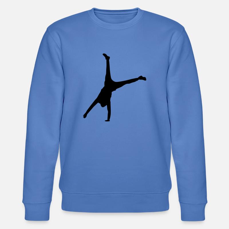 handstand move - Stanley/Stella Unisex Bio-Sweatshirt CHANGER  - Blau