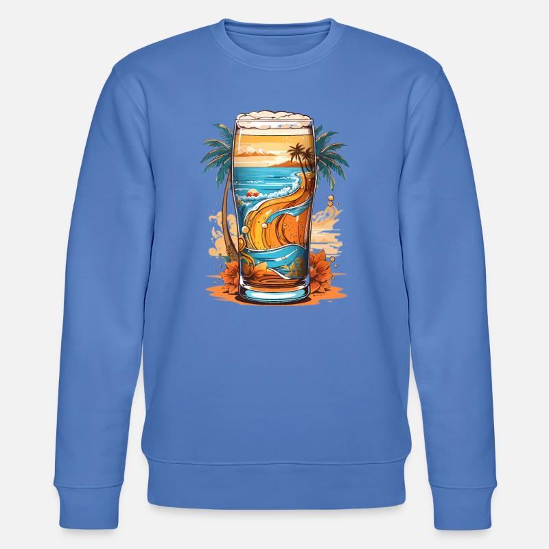 Strand Bier - Stanley/Stella Unisex Bio-Sweatshirt CHANGER  - Blau