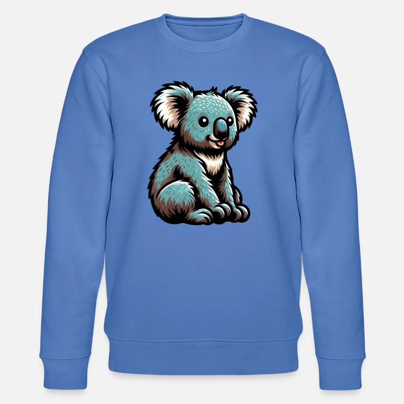 Koala - Stanley/Stella Unisex Bio-Sweatshirt CHANGER  - Blau