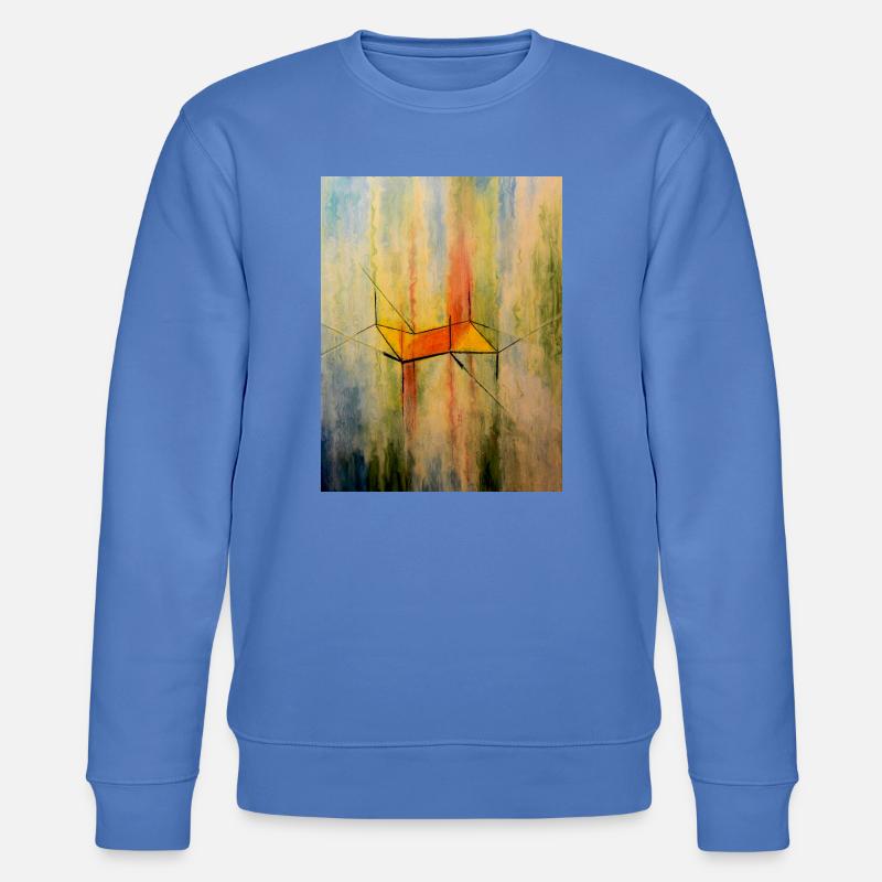 Cyclohexan Stuhl Konformation Zusammensetzung - Stanley/Stella Unisex Bio-Sweatshirt CHANGER  - Blau