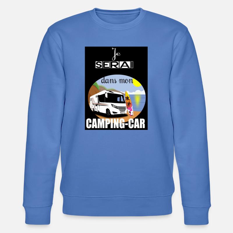 Wohnmobil in der Sonne - Stanley/Stella Unisex Bio-Sweatshirt CHANGER  - Blau