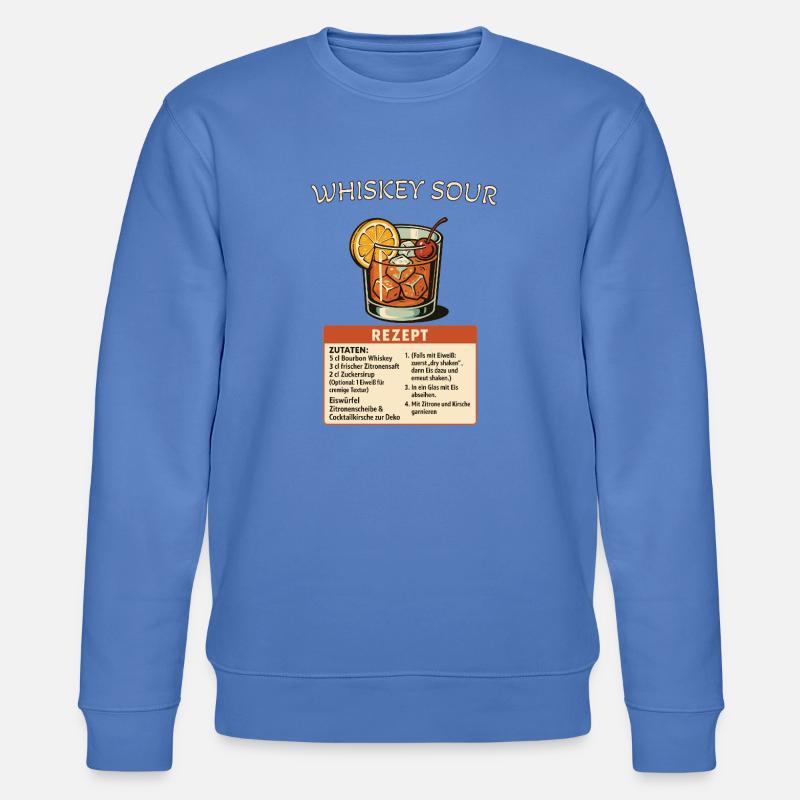 Whiskey Sour - Stanley/Stella Unisex Bio-Sweatshirt CHANGER - Blau