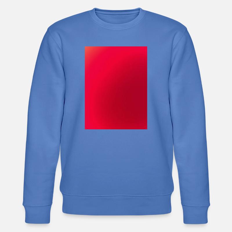 Leuchtendes Rotschimmer Muster - Stanley/Stella Unisex Bio-Sweatshirt CHANGER  - Blau
