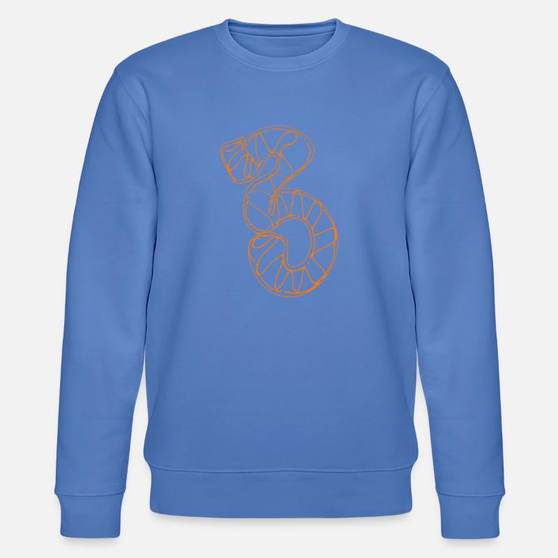 Orangene 3 Graffiti Style - Stanley/Stella Unisex Bio-Sweatshirt CHANGER - Blau