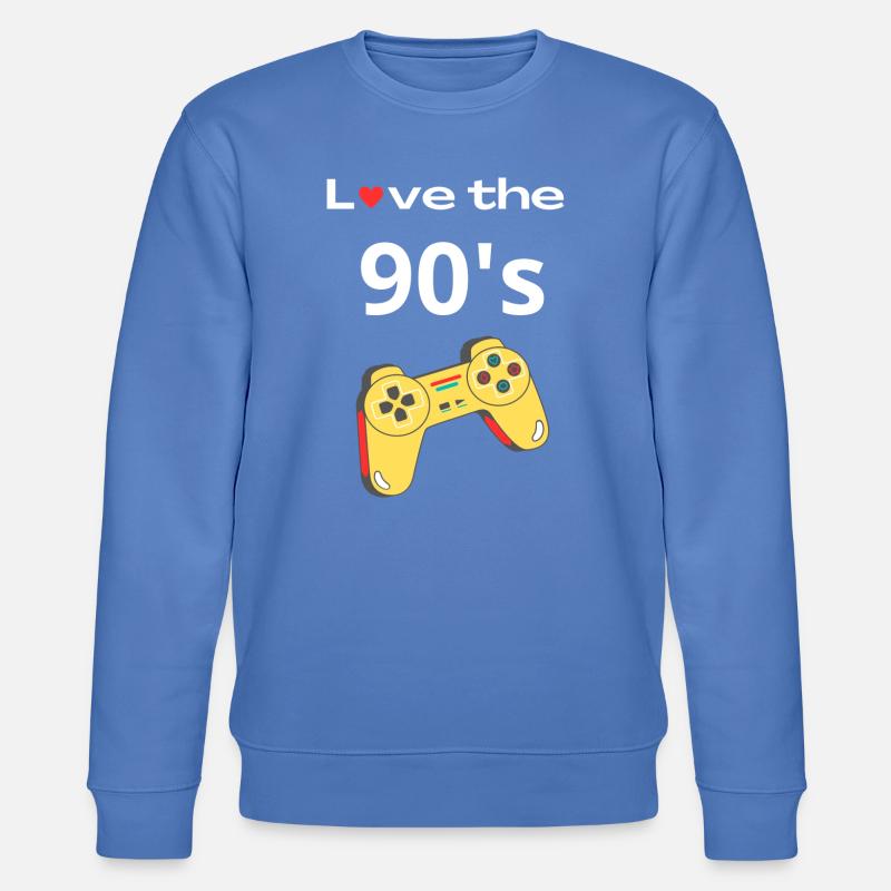 Love the 90s Retro Controller - Sweat bio CHANGER Stanley/Stella Unisexe - bleu
