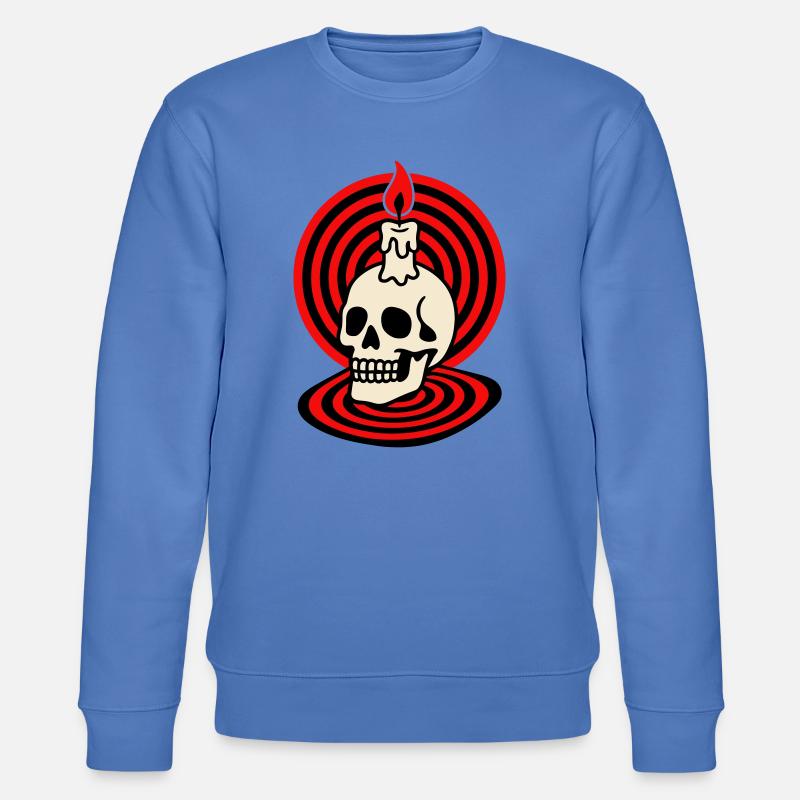 Hypno Skull - Stanley/Stella Unisex Bio-Sweatshirt CHANGER  - Blau