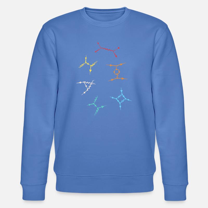 Quantum Physics Quantum Physics Quantum Leap - Stanley/Stella CHANGER Unisex Organic Sweatshirt - bright blue